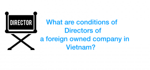 What are conditions of Directors of a foreign owned company in Vietnam?