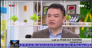 Luật sư Phạm Duy Khương trả lời VTV về quỹ bảo trì chung cư 2%