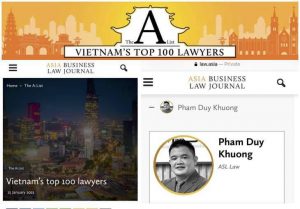 Luật sư Phạm Duy Khương được xếp hạng 100 Luật sư hàng đầu Việt Nam, luật sư nổi tiếng, luật sư Việt Nam