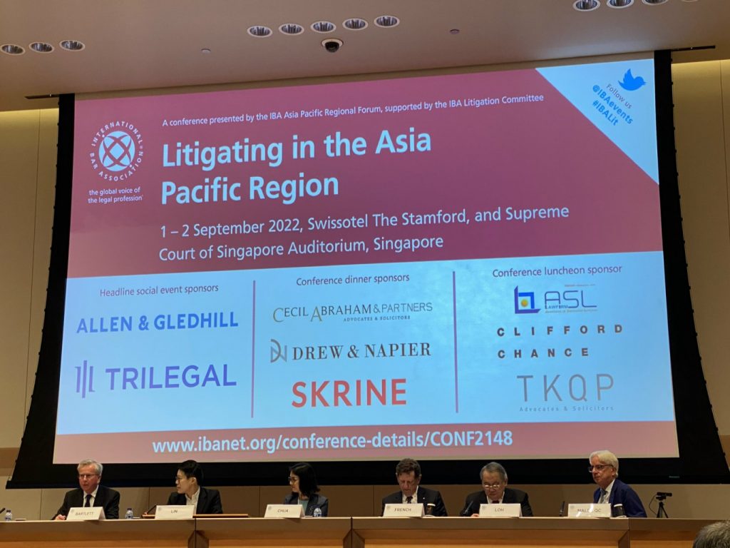 ASL LAW participates in the IBA: Litigating in the Asia Pacific Region, Litigating in the Asia Pacific Region, Litigating in the Asia Pacific , ASL LAW Singapore logo, ASL LAW Singapore,