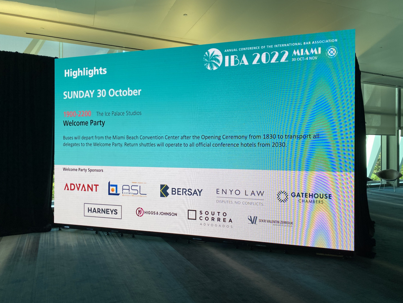 ASL LAW is sponsor for IBA 2022 in Miami, USA