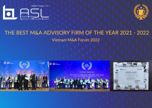 ASL LAW was honored with the award "Outstanding M&A advisory firms in the 2021-2022 period", leading M&A consulting company, outstanding M&A advisory firms in 2021-2022 period, outstanding M&A advisory firms , top M&A advisory firms , outstanding M&A consulting company in 2021-2022 period, Vietnam top M&A law firm, top M&A law firm in Vietnam, leading M&A law firm in Vietnam, best M&A law firm in vietnam