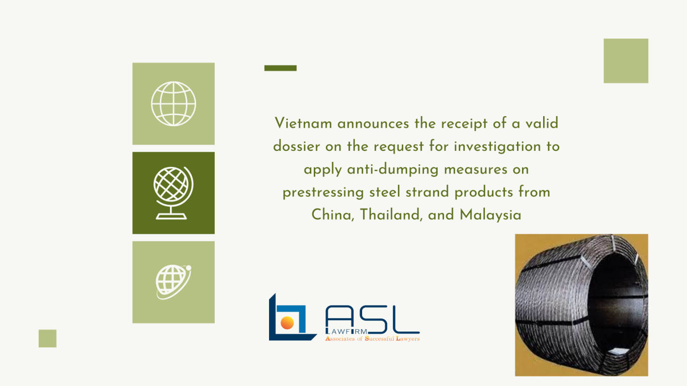 anti-dumping measures on prestressing steel strand products from Malaysia, anti-dumping measures on prestressing steel strand products from China, anti-dumping measures on prestressing steel strand products from Thailand, anti-dumping measures on prestressing steel strand products,