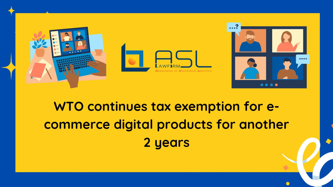 WTO continues tax exemption for e-commerce digital products for 