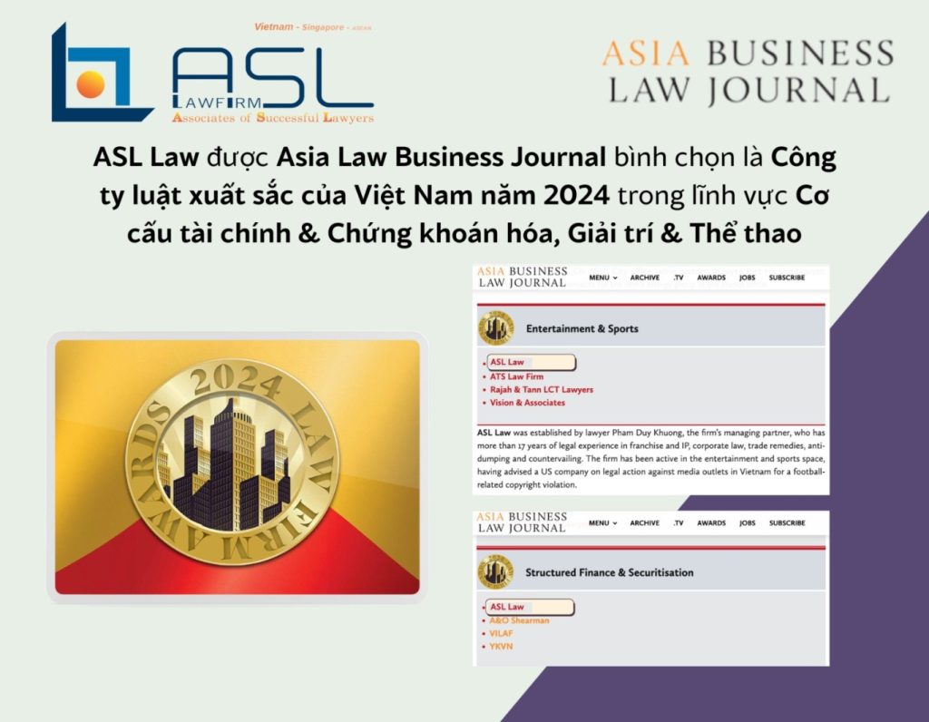 ASL LAW – Legal advice on business in Vietnam, ASEAN & 22 countries – Vietnam Law Firm – Business Law Firm in ASEAN