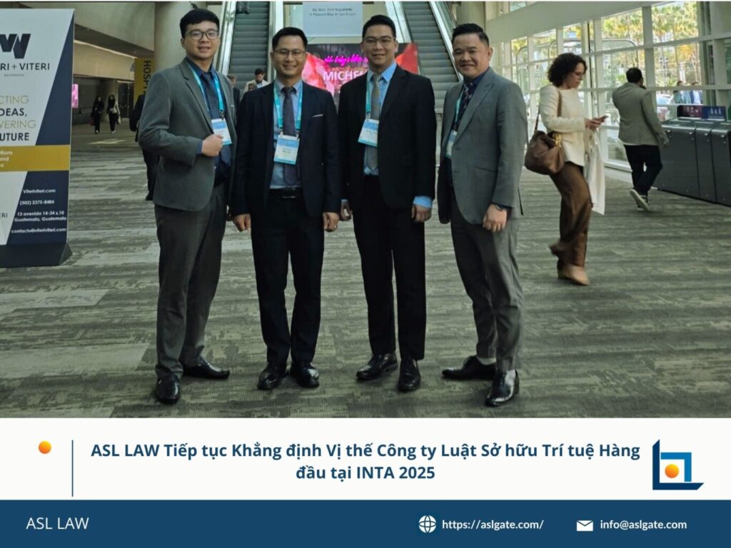 ASL LAW tại INTA 2025, công ty luật sở hữu trí tuệ hàng đầu, ASL LAW khẳng định vị thế, ASL LAW sự kiện INTA, luật sở hữu trí tuệ Việt Nam, công ty luật Việt Nam tại INTA, hội nghị INTA 2025, ASL LAW dẫn đầu lĩnh vực IP, thương hiệu ASL LAW quốc tế, chuyên gia sở hữu trí tuệ Việt Nam,