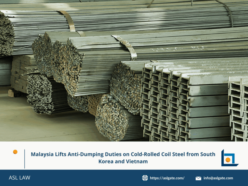 Vietnam cold-rolled steel duties removed in Malaysia.