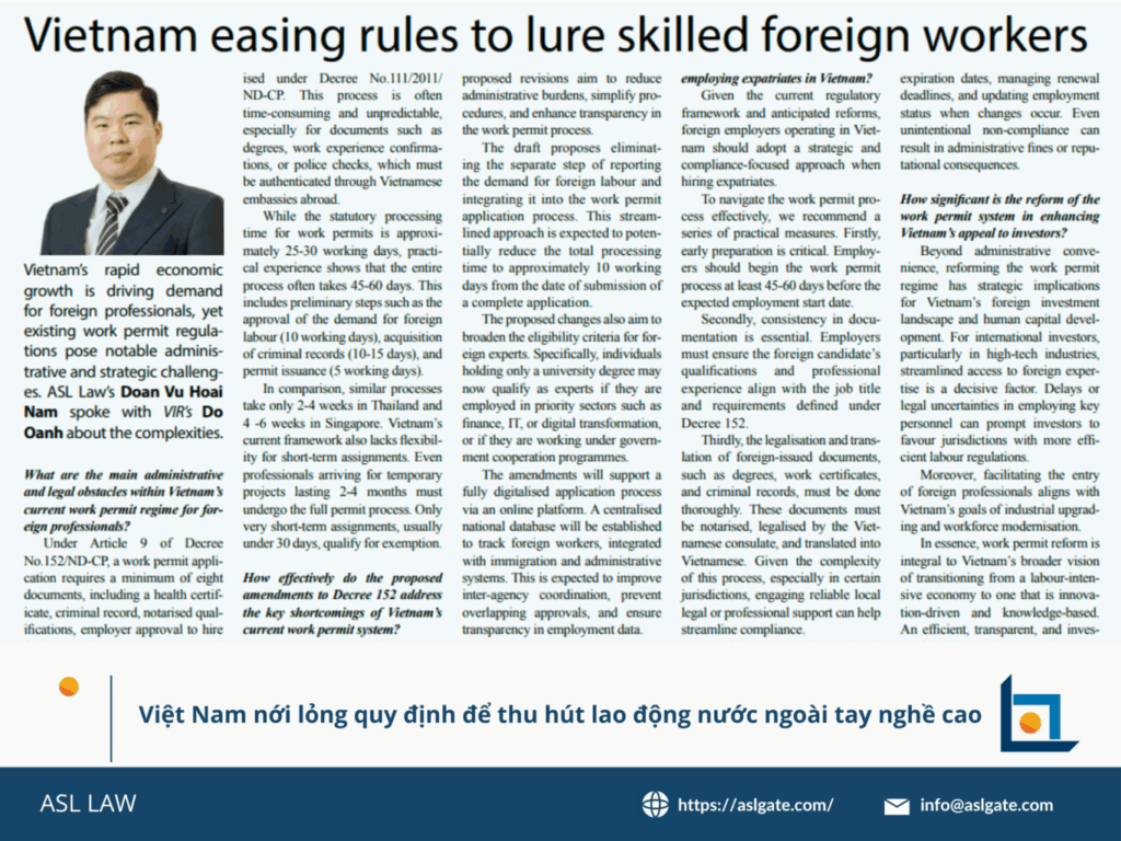 ASL LAW – Legal advice on business in Vietnam, ASEAN & 22 countries – Vietnam Law Firm – Business Law Firm in ASEAN