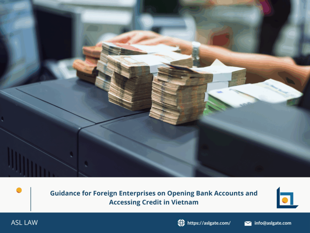 Bank account and credit guidance in Vietnam.