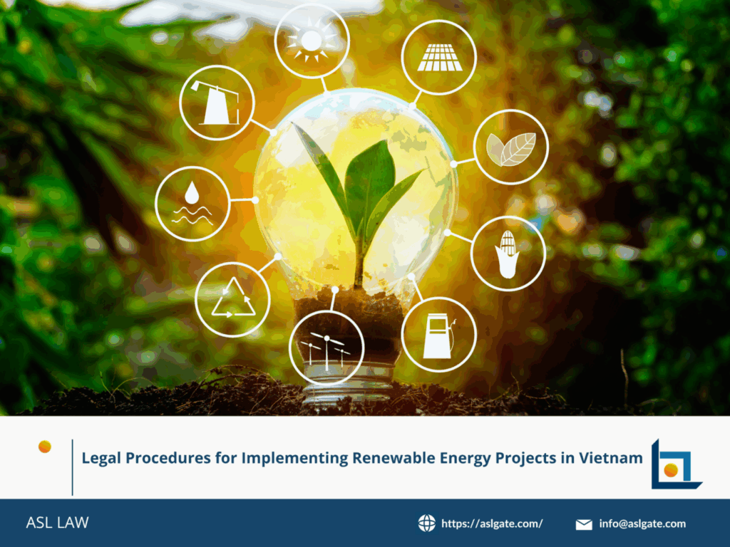 Legal process for Vietnam renewable energy projects.