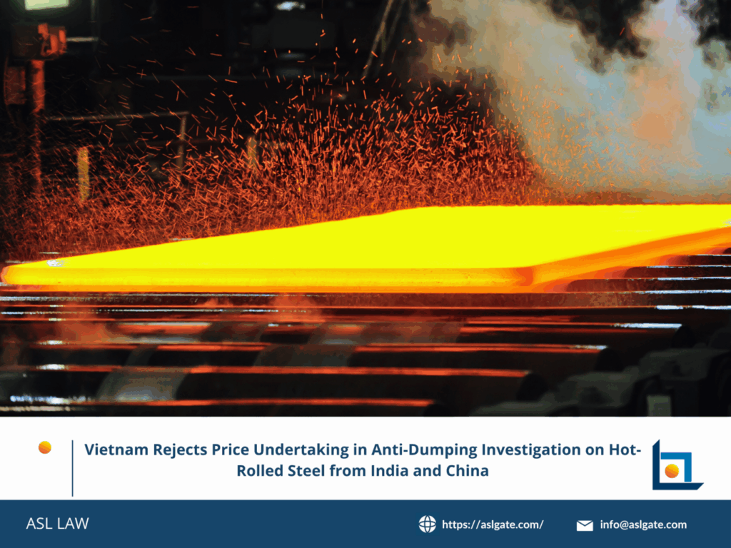 Vietnam rejects price undertaking in hot-rolled steel dumping case.