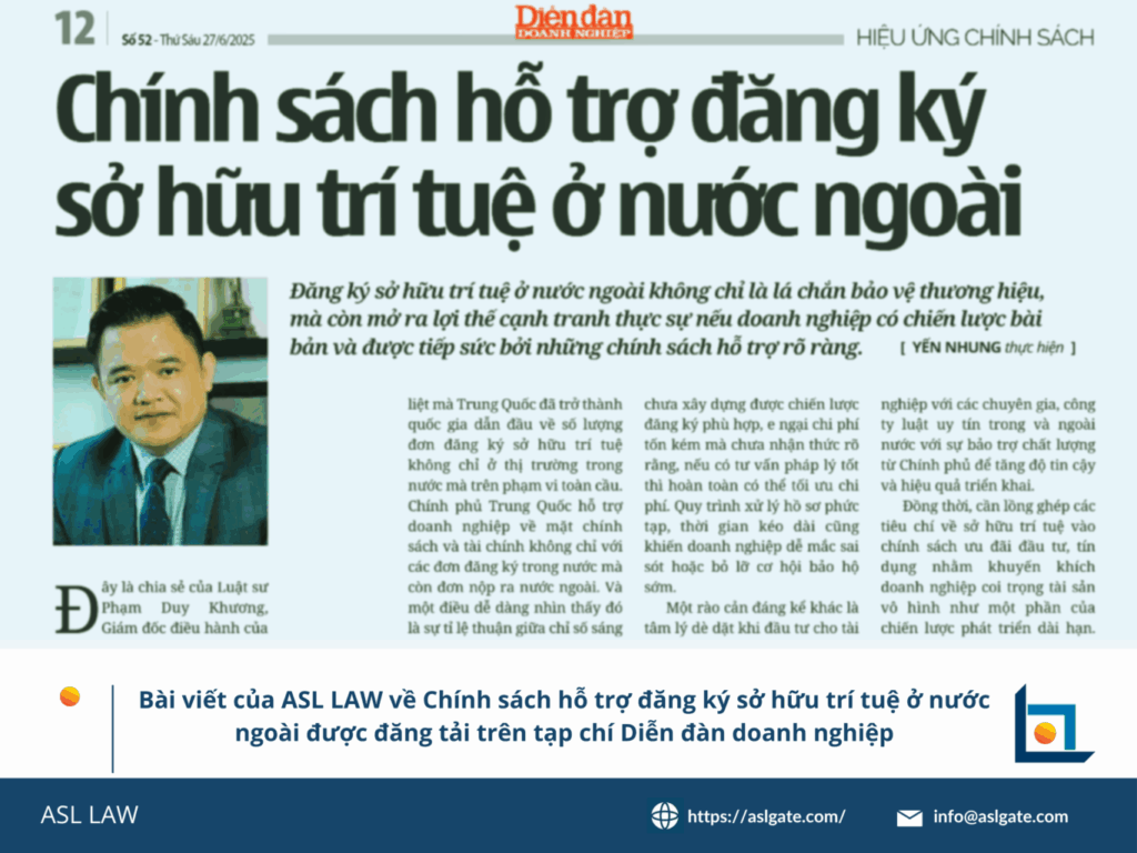 ASL LAW – Legal advice on business in Vietnam, ASEAN & 22 countries – Vietnam Law Firm – Business Law Firm in ASEAN