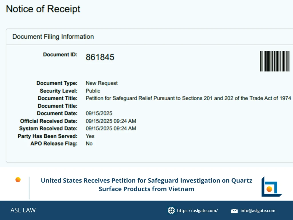 ASL LAW's guide to US quartz surface safeguard investigation