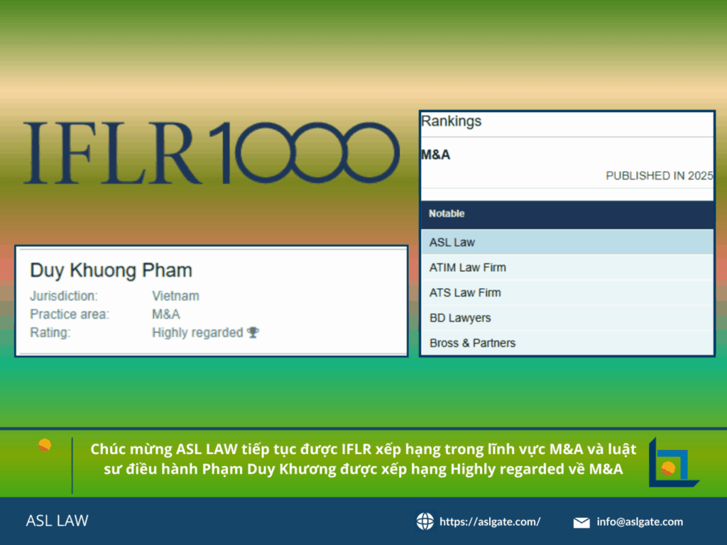 ASL LAW – Legal advice on business in Vietnam, ASEAN & 22 countries – Vietnam Law Firm – Business Law Firm in ASEAN