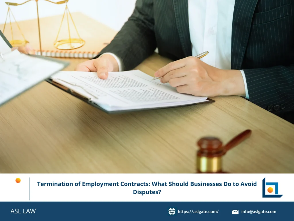 Employment contract termination procedures in Vietnam - ASL LAW.
