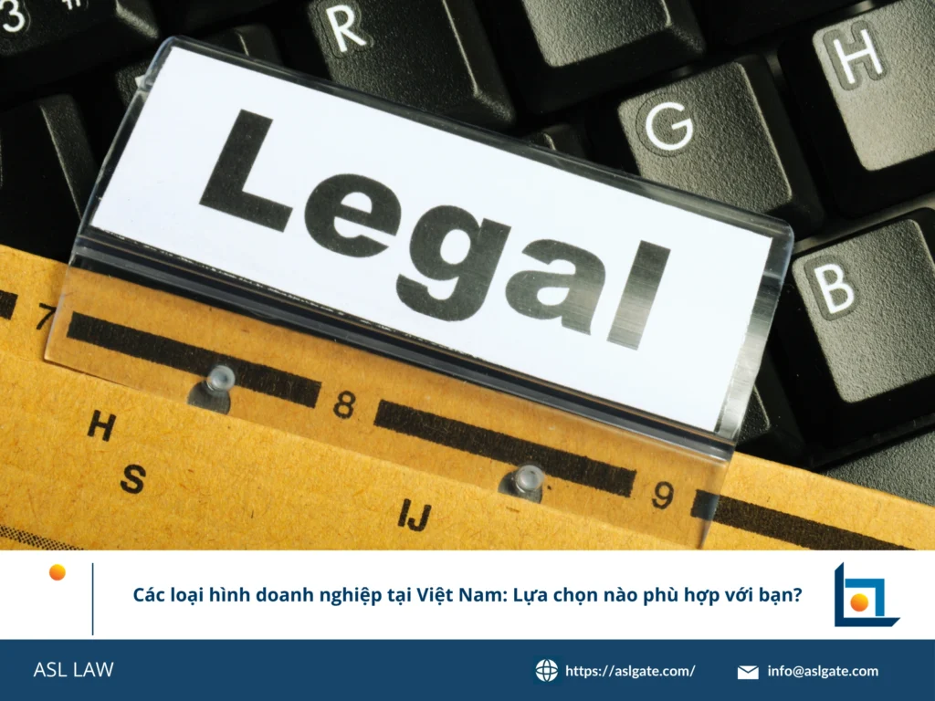 Biểu đồ so sánh các loại hình doanh nghiệp tại Việt Nam - ASL LAW.