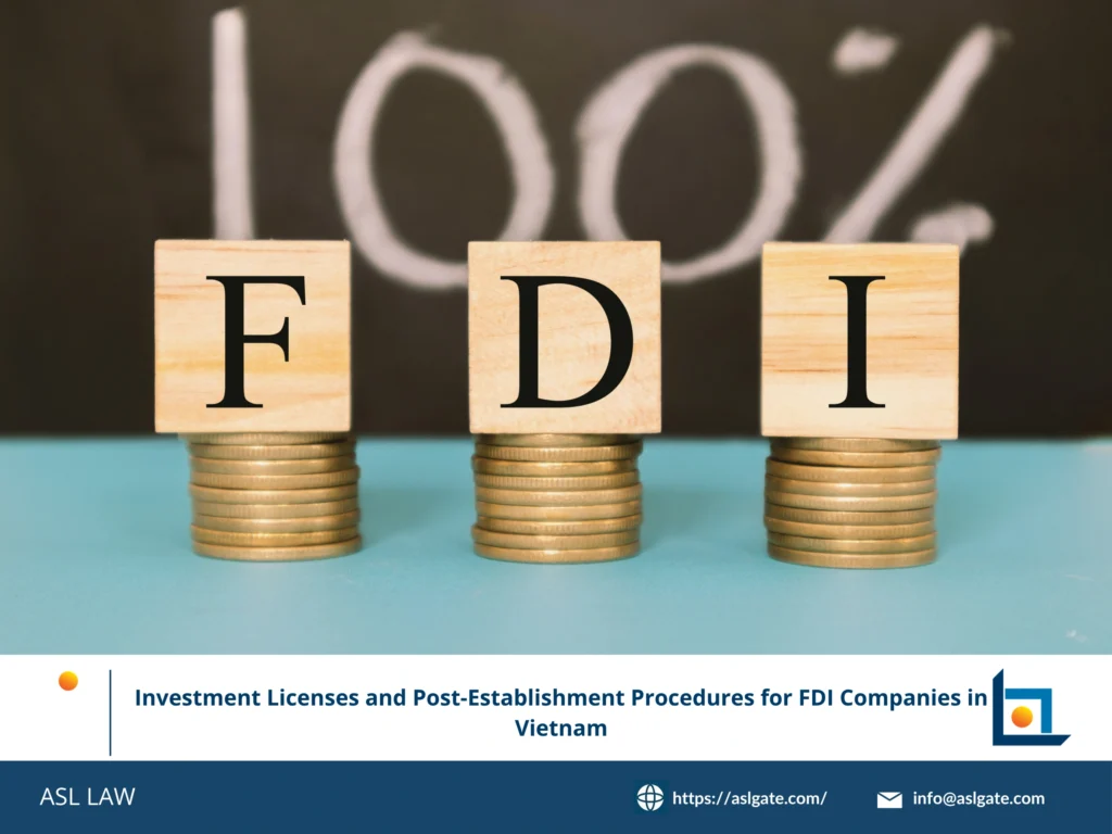 Process flowchart for obtaining an Investment Registration Certificate in Vietnam - ASL LAW.