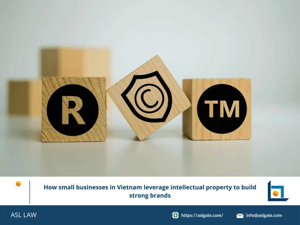 Step-by-step infographic for small businesses in Vietnam on registering trademarks and establishing a foundational IP portfolio.