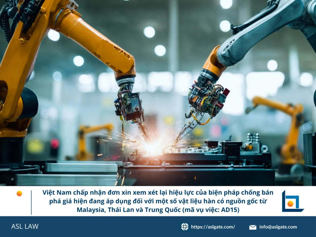 Hướng dẫn trực quan về quy trình nộp hồ sơ rà soát cuối kỳ theo luật phòng vệ thương mại Việt Nam cho vụ AD15.