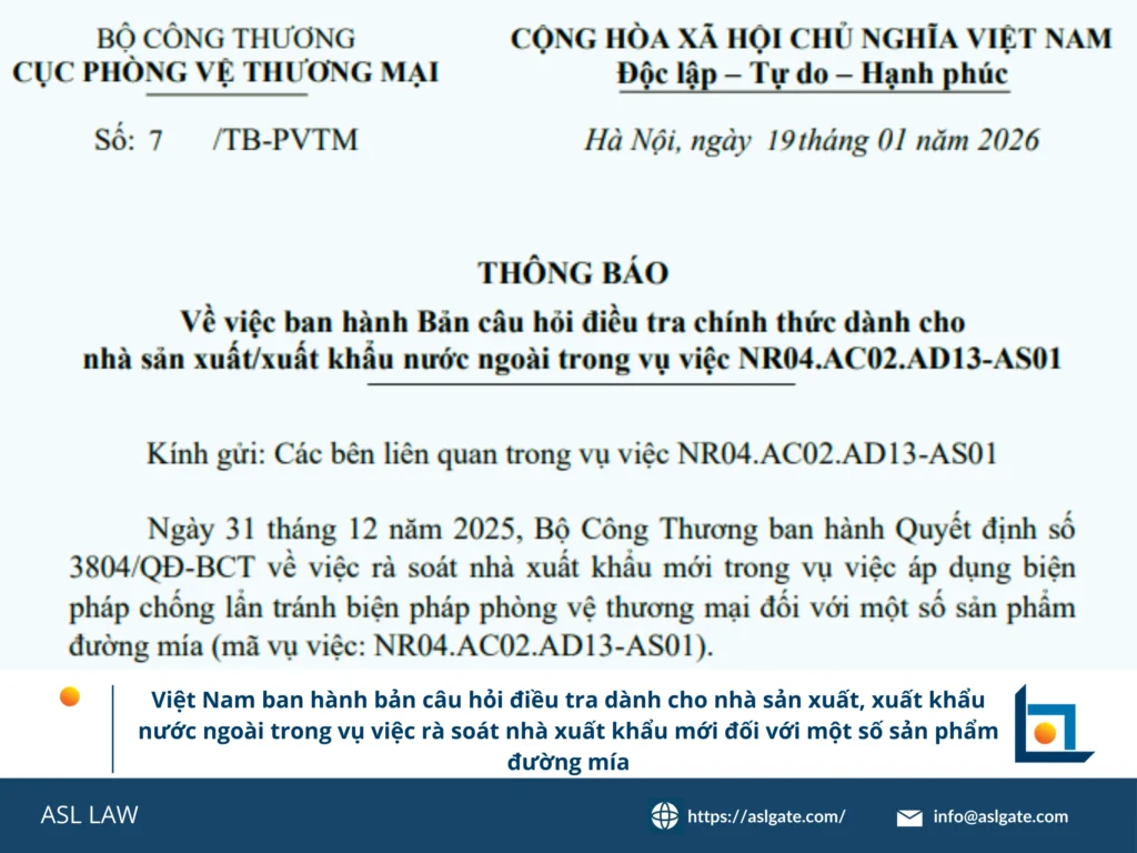 Hướng dẫn chi tiết từng phần cách thức điền và chuẩn bị tài liệu cho bản câu hỏi điều tra của Bộ Công Thương Việt Nam.