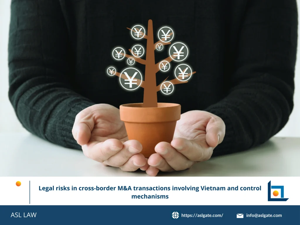 Risk matrix identifying high-risk areas in cross-border M&A with Vietnamese companies.