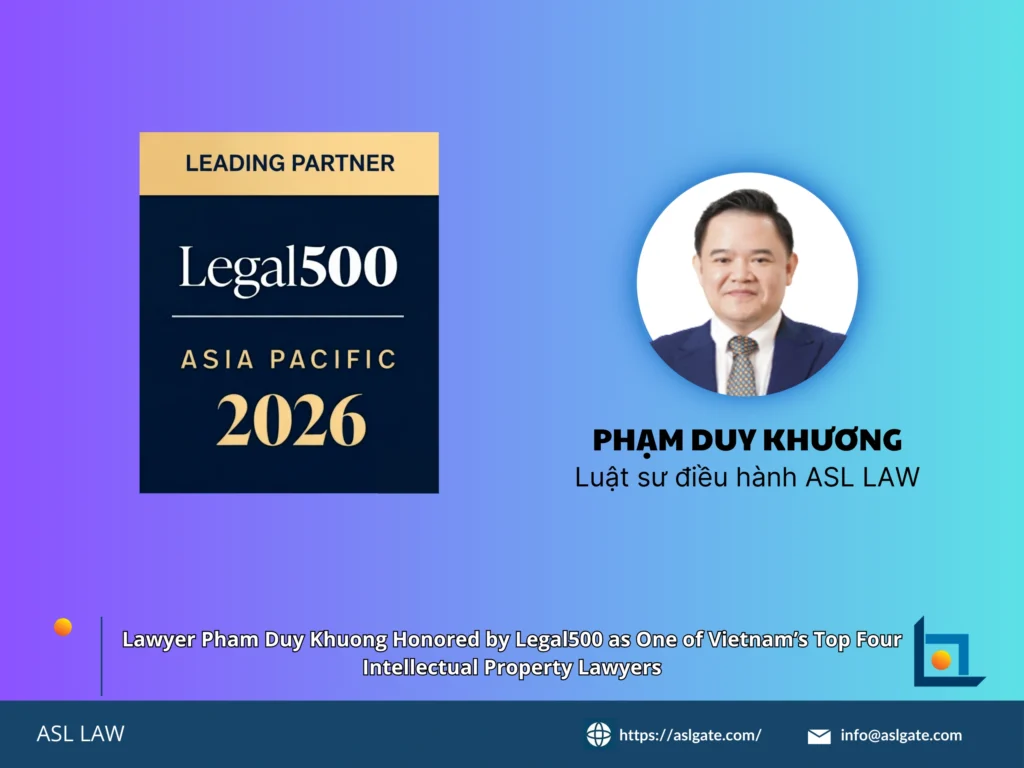 Professional portrait and recognition graphic for lawyer Pham Duy Khuong as a Legal500 ranked top four IP lawyer in Vietnam, Top Intellectual Property Lawyer in Vietnam, Top Intellectual Property Lawyer, Leading Intellectual Property Lawyer 2026, Leading Intellectual Property Lawyer, Leading Intellectual Property Lawyer in Vietnam, Intellectual Property Lawyer, Legal500: Top Intellectual Property Lawyer, Legal500 2026: Intellectual Property Lawyer, Legal500 2026: Leading Intellectual Property Lawyer, top IP Lawyer in Vietnam, top IP lawyer in Vietnam in 2026, Top IP lawyer in Vietnam by legal500