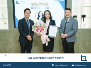 ASL LAW leadership team gathered at Hanoi office to welcome newly appointed partner with official announcement