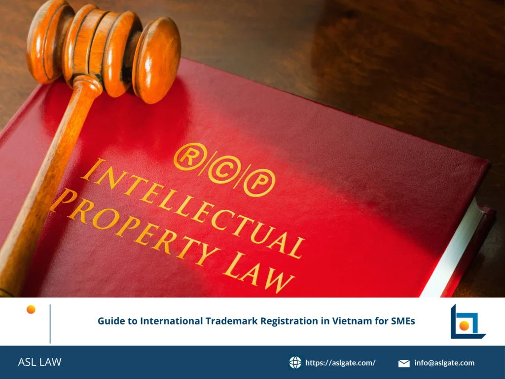 ASL LAW trademark attorneys consulting with SME owner on international trademark strategy and budget planning at Ho Chi Minh City office