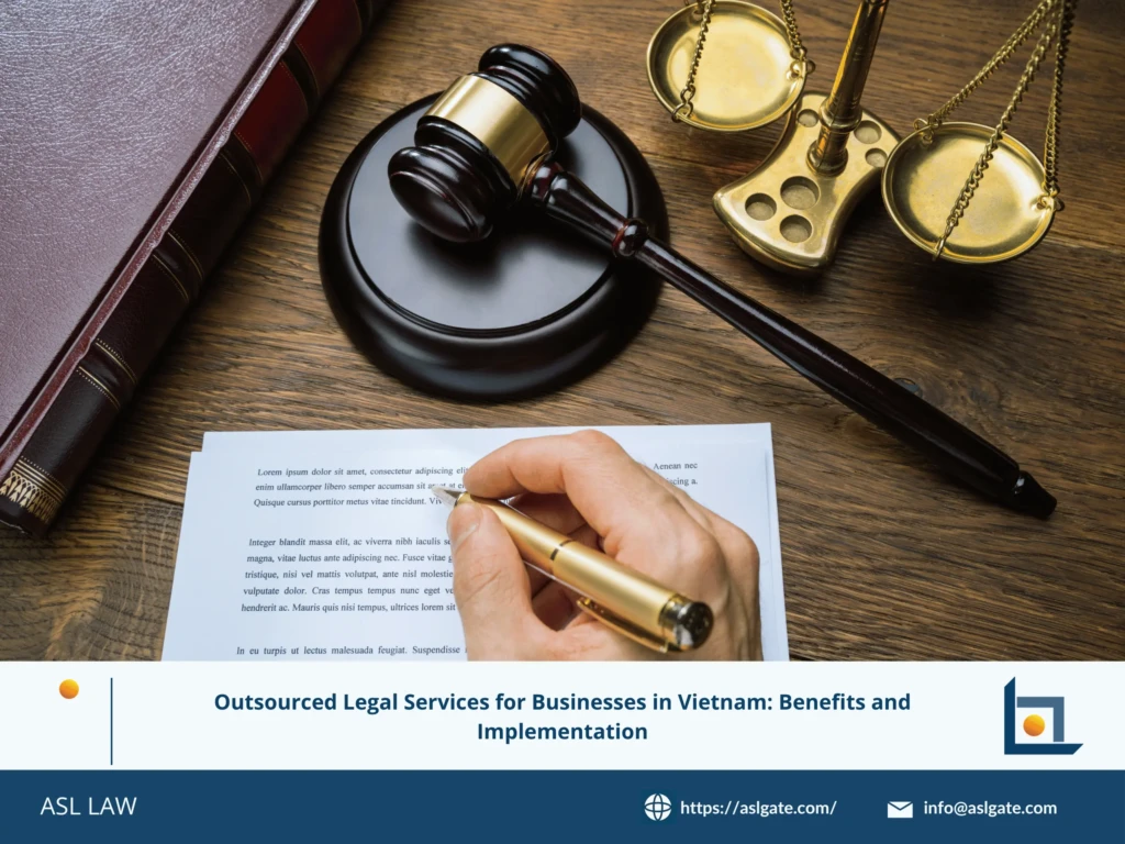 ASL LAW legal consultants presenting outsourced legal services models and cost-benefit analysis to Vietnamese business clients at Ho Chi Minh City office