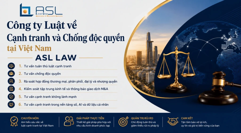Công ty luật về cạnh tranh tư vấn luật cạnh tranh, chống độc quyền và kiểm soát tập trung kinh tế tại Việt Nam
