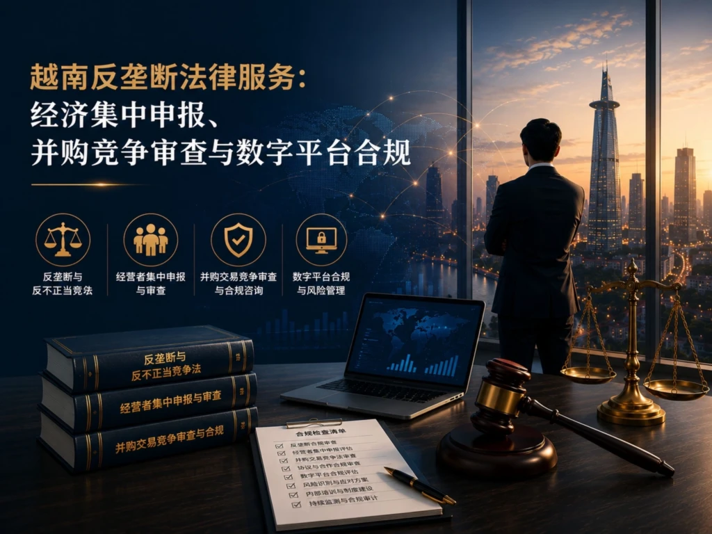 ASL LAW 提供越南反垄断法律服务、越南经济集中申报、越南并购竞争审查和越南商业合规服务