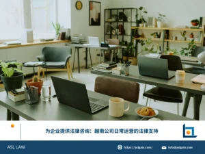 ASL LAW法律顾问为企业客户讲解日常运营法律支持及越南公司法律咨询要点