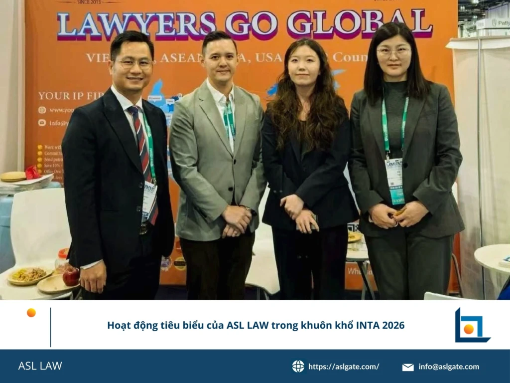ASL LAW các luật sư nhãn hiệu tham gia phiên họp và kết nối tại INTA 2026 ở London