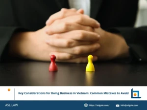 ASL LAW corporate attorneys presenting key considerations for doing business in Vietnam and common mistakes to avoid at Ho Chi Minh City office