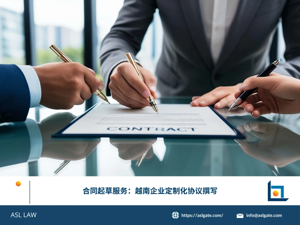 ASL LAW律师正在与企业客户讨论定制化合同起草需求