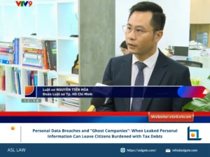 ASL LAW data protection and tax attorneys analyzing the legal risks of personal data breaches being exploited to register ghost companies at Hanoi office