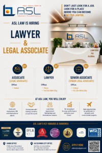 ASL LAW recruiting lawyers and legal associates for Hanoi and Ho Chi Minh City offices in a dynamic international law firm environment