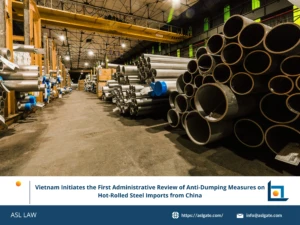 ASL LAW trade remedy attorneys analyzing Vietnam's first administrative review of anti-dumping measures on hot-rolled steel imports from China under Decision 1959/QĐ-BCT at Hanoi office