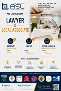 ASL LAW recruiting lawyers and legal associates for Hanoi and Ho Chi Minh City offices in a dynamic international law firm environment