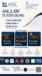 ASL LAW banner tuyển dụng luật sư và cộng sự pháp lý cho ba văn phòng Hà Nội, Hồ Chí Minh và Đà Nẵng