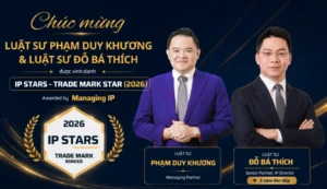 ASL LAW các luật sư sở hữu trí tuệ chụp ảnh lưu niệm tại văn phòng Hà Nội nhân dịp được tiếp tục ghi nhận trong danh sách IP Stars 2026 của Managing IP