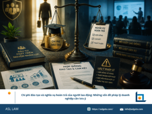 ASL LAW luật sư lao động phân tích các quy định về chi phí đào tạo và nghĩa vụ hoàn trả của người lao động theo Bộ luật Lao động 2019 tại văn phòng Hà Nội.