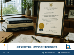 ASL LAW专利翻译专家在河内办公室进行说明书与权利要求的越南语精准转换工作。