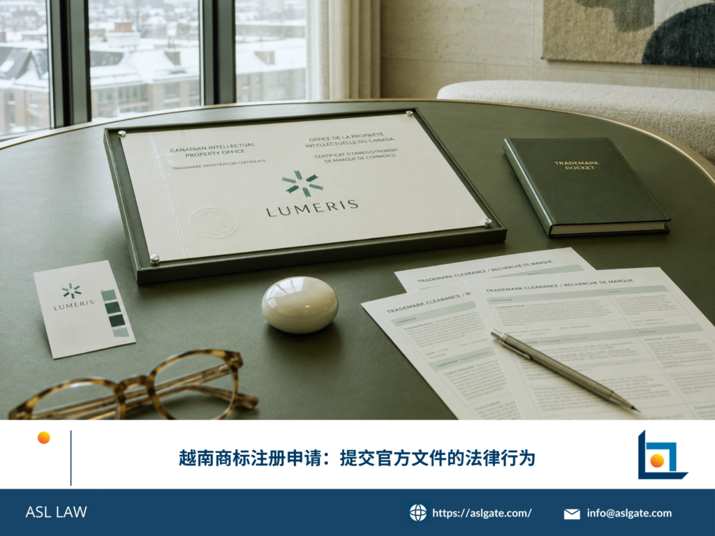 ASL LAW商标代理人为客户讲解越南商标注册申请文件的准备与提交要点。