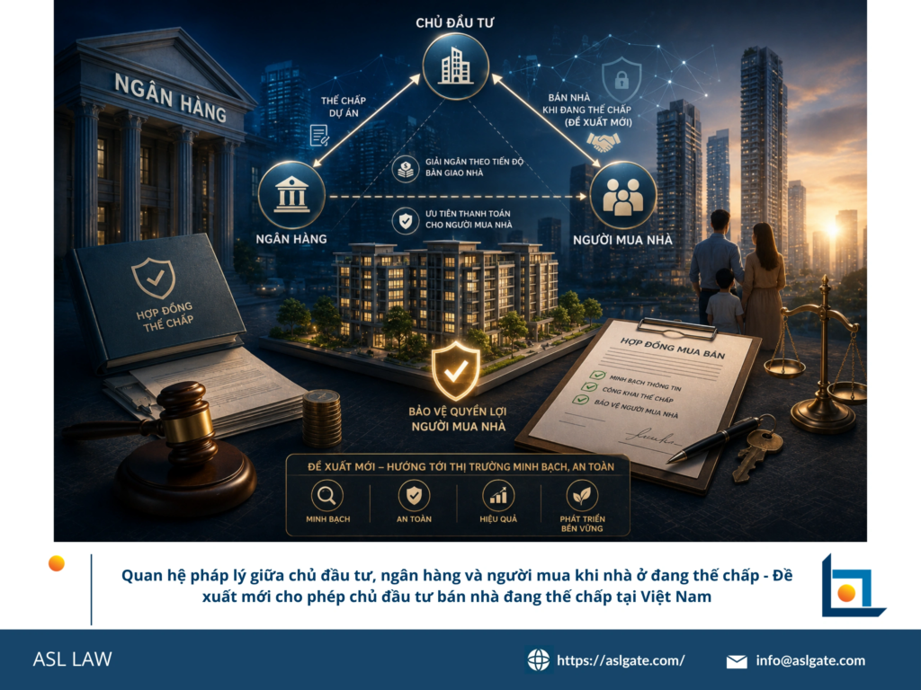 ASL LAW luật sư bất động sản và ngân hàng phân tích mối quan hệ pháp lý giữa chủ đầu tư, ngân hàng và người mua nhà khi nhà ở đang thế chấp tại văn phòng Hà Nội.