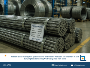 ASL LAW trade remedy attorneys analyzing Vietnam's TRAV investigation questionnaires in the anti-dumping case concerning prestressing steel from China at Hanoi office.