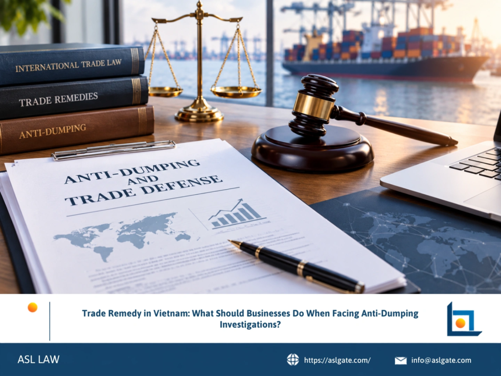 ASL LAW trade remedy attorneys conducting a workshop on anti-dumping response strategies for businesses at Ho Chi Minh City office.
