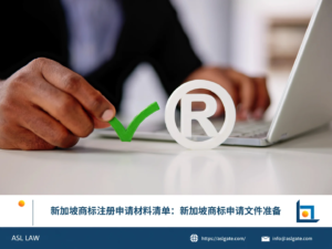 ASL LAW知识产权律师向企业客户讲解新加坡商标注册申请所需的文件清单与准备要点。