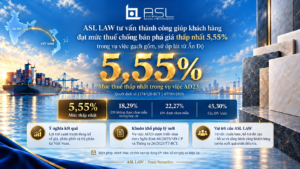 ASL LAW chuyên gia phòng vệ thương mại phân tích chiến lược thành công giúp khách hàng đạt mức thuế chống bán phá giá thấp nhất 5,55% trong vụ gạch ốp lát từ Ấn Độ tại văn phòng Hà Nội.