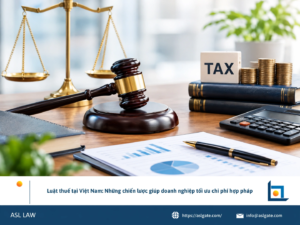 ASL LAW chuyên gia tư vấn thuế trình bày chiến lược tối ưu thuế hợp pháp cho doanh nghiệp tại văn phòng TP.HCM.